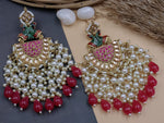 Load image into Gallery viewer, Peacock Pearl Latkan Earring
