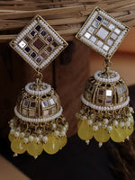 Load image into Gallery viewer, Debora Mirror Ethnic Jhumkis
