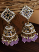 Load image into Gallery viewer, Debora Mirror Ethnic Jhumkis
