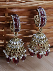 Hinal Kundan Hoop Jhumka