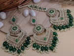 Load image into Gallery viewer, Bahara AD Chandbali With Mangtika
