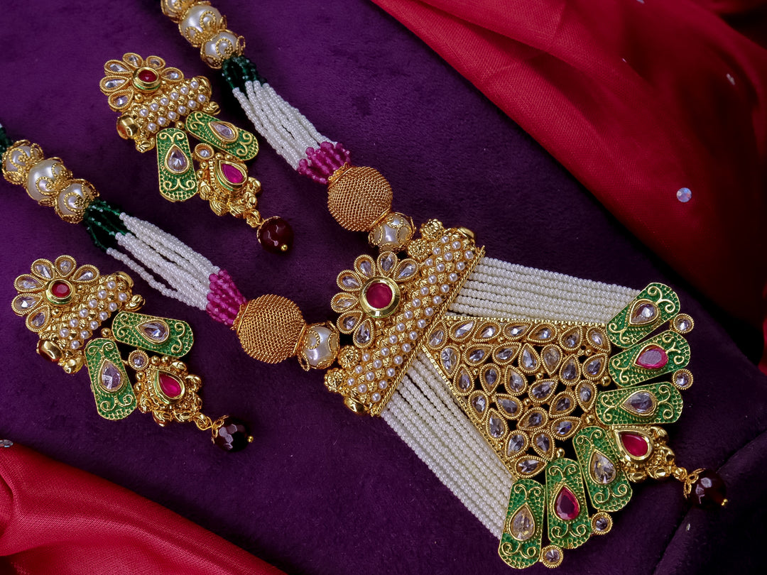 Dhanvi Copper Long Necklace