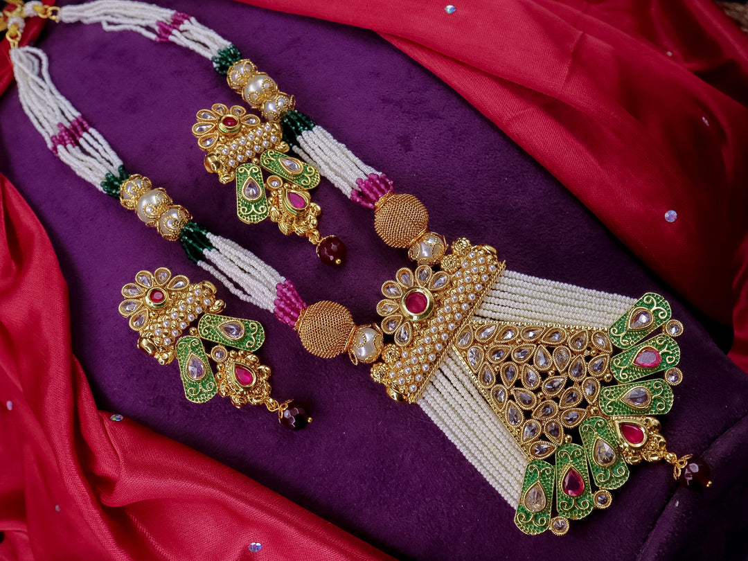 Dhanvi Copper Long Necklace