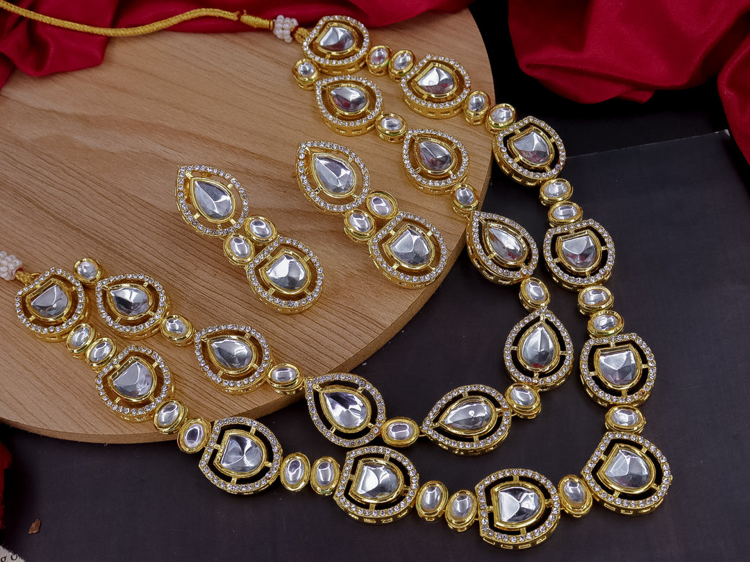 Sameera Polki Look alike Long Kundan Necklace