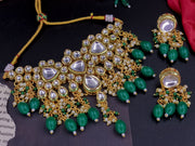 Naaz Premium Kundan Choker With Latkan Drops