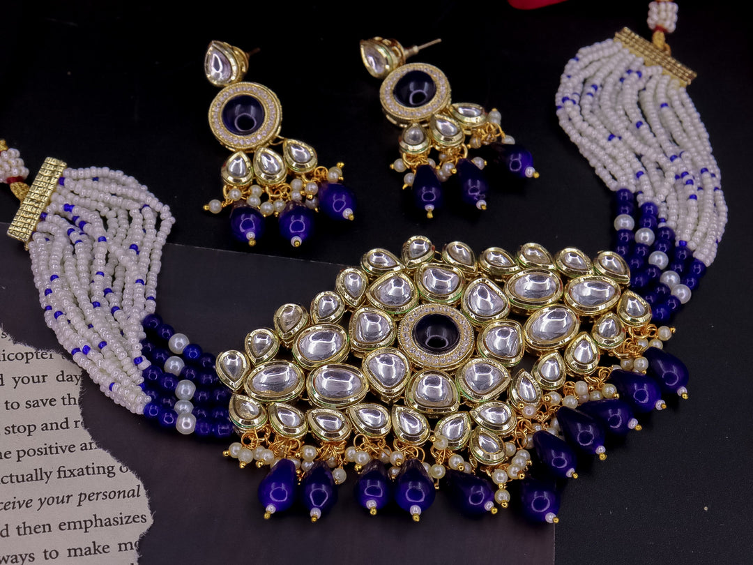 Meksha Premium Kundan Choker