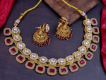 Load image into Gallery viewer, Namita Copper Choker Set - Maroon
