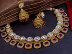 Load image into Gallery viewer, Namita Copper Choker Set - Maroon
