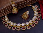 Load image into Gallery viewer, Namita Copper Choker Set - Maroon
