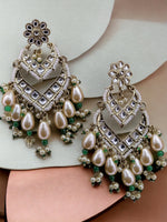 Load image into Gallery viewer, Small Bhavini 2 Layer Chandbali
