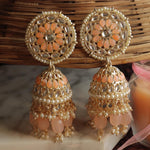 Load image into Gallery viewer, Aaisha Kundan Jhumkas
