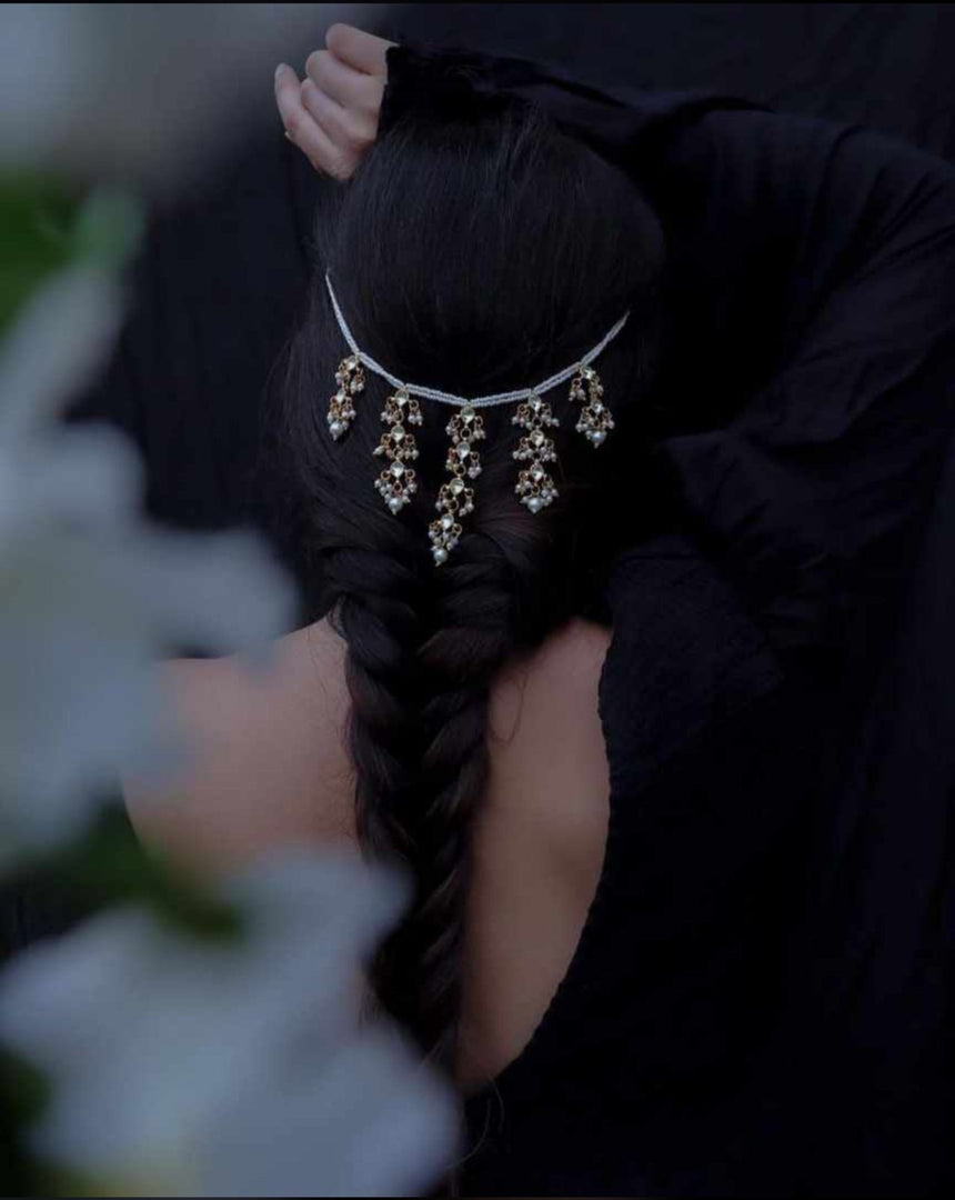 Aeny Multiple Use Moti Choker + Hair Accessories