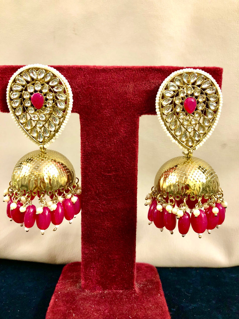 Leaf Jhumka