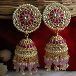 Load image into Gallery viewer, Aaisha Kundan Jhumkas
