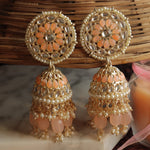 Load image into Gallery viewer, Aaisha Kundan Jhumkas
