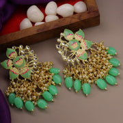 Flower Meenakari Earring