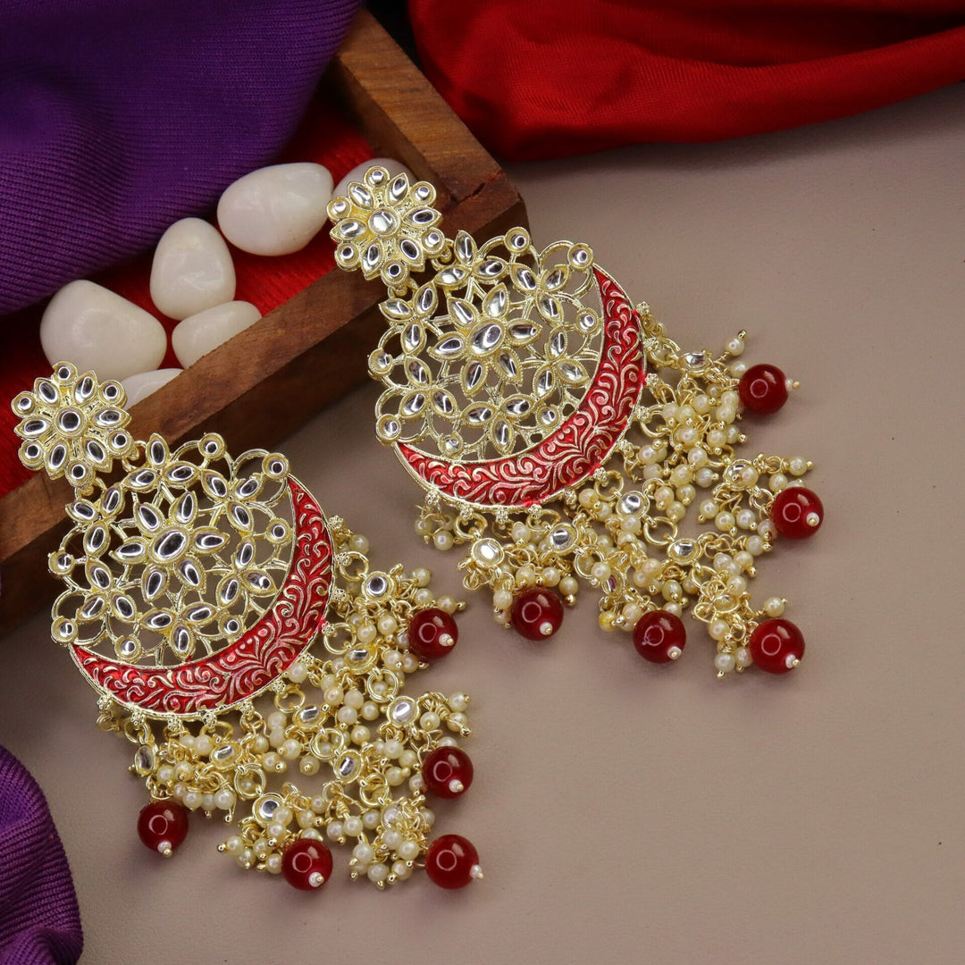 Naziya Meenakari Chandbali