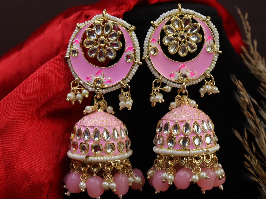 Heer Meenakari Jhumka