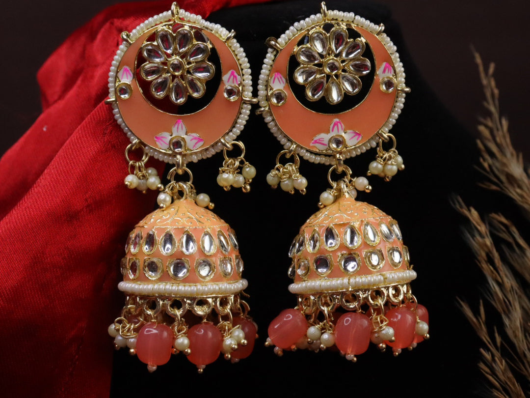 Heer Meenakari Jhumka