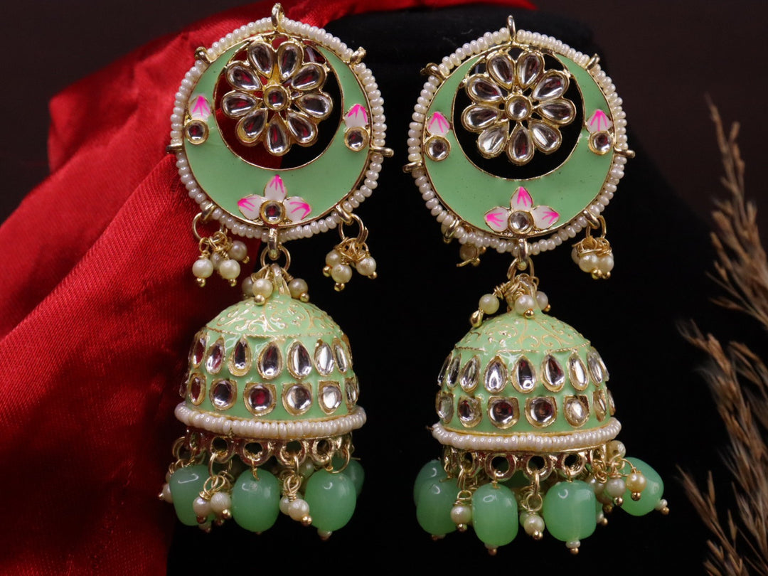 Heer Meenakari Jhumka