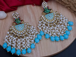 Load image into Gallery viewer, Peacock Pearl Latkan Earring

