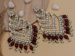 Load image into Gallery viewer, Bhavini Long 4 Layered Chandbali
