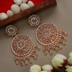 Load image into Gallery viewer, Amani Zircon Earrings-Rose gold
